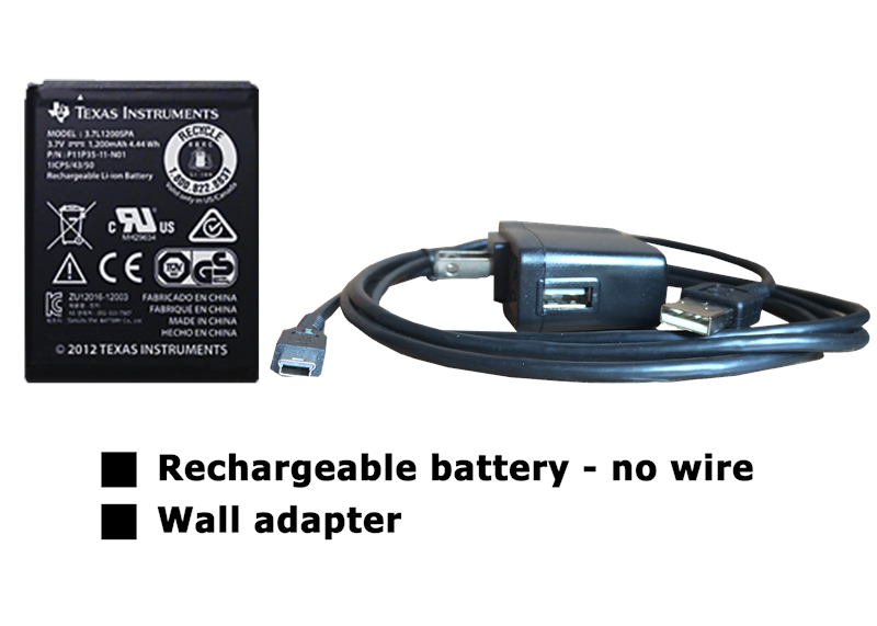 texas_instruments_rechargeable_graphing_calculator_wall_adapter_and_battery_with_no_wire_pigtail.png